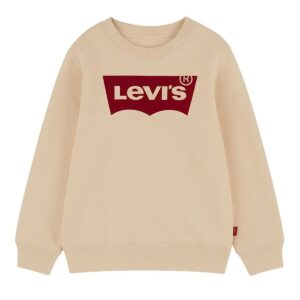 Sweaters uden Hætte til Børn Levi's Batwing Crewneck Hvid