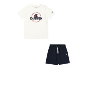 Sæt med tøj Champion CHAMPION SET 306991 WHT Hvid