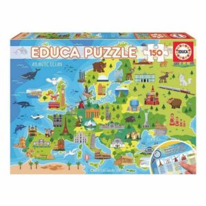 Børne Puslespil Europe Map Educa (150 pcs)