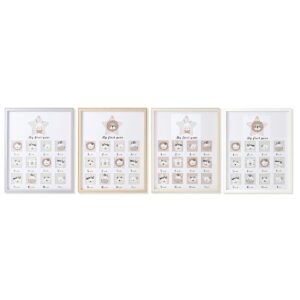 Fotoramme Home ESPRIT Krystal Træ MDF 40,5 x 2 x 49,5 cm (4 enheder)