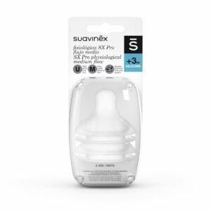 Sut Suavinex Tetina M Silikone M (2 enheder)