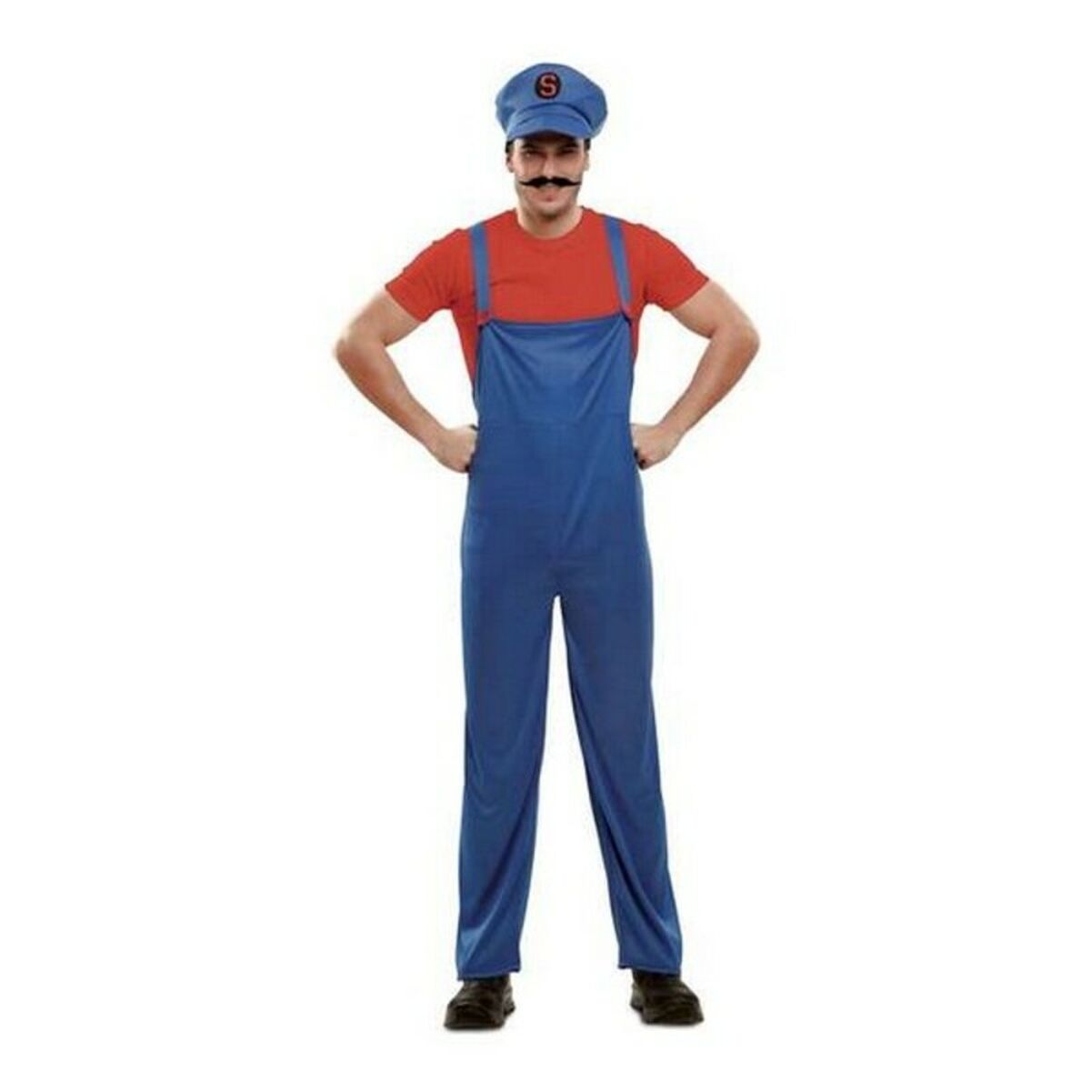 Kostume til voksne Super Plumber My Other Me Rød M/L