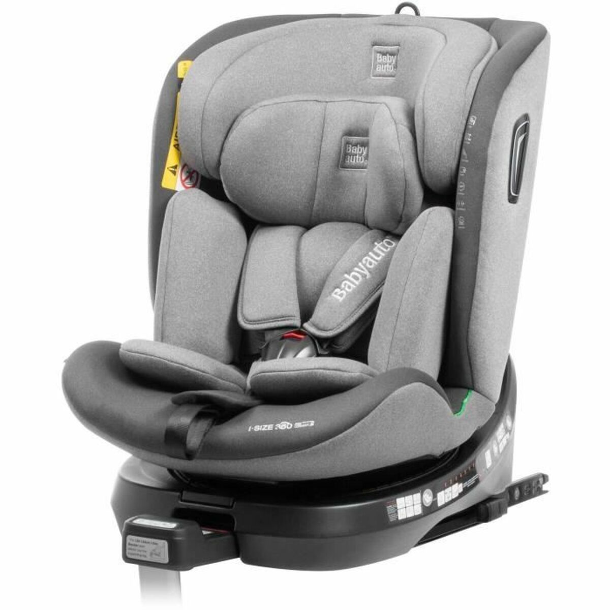 stol Babyauto Antracit 0 (de 0 a 10 kilos) I (9 - 18 kg) II (15-25 kg) III (22 - 36 kg) Børns ECE R129